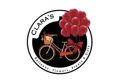 Clara's Florist logo