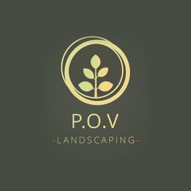 POV landscaping logo